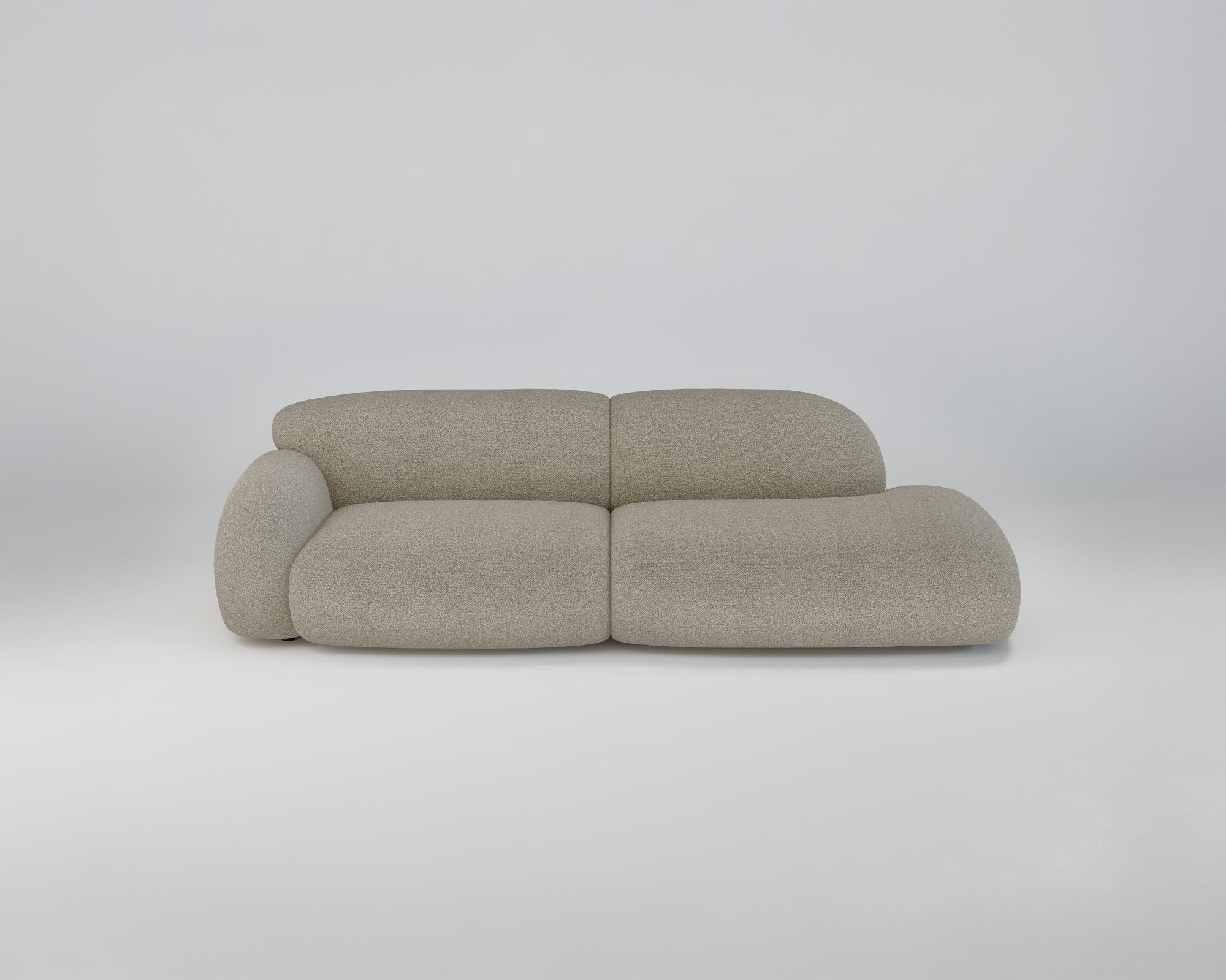 Modino 3-Sitzer Recamiere Sofa (rechts)