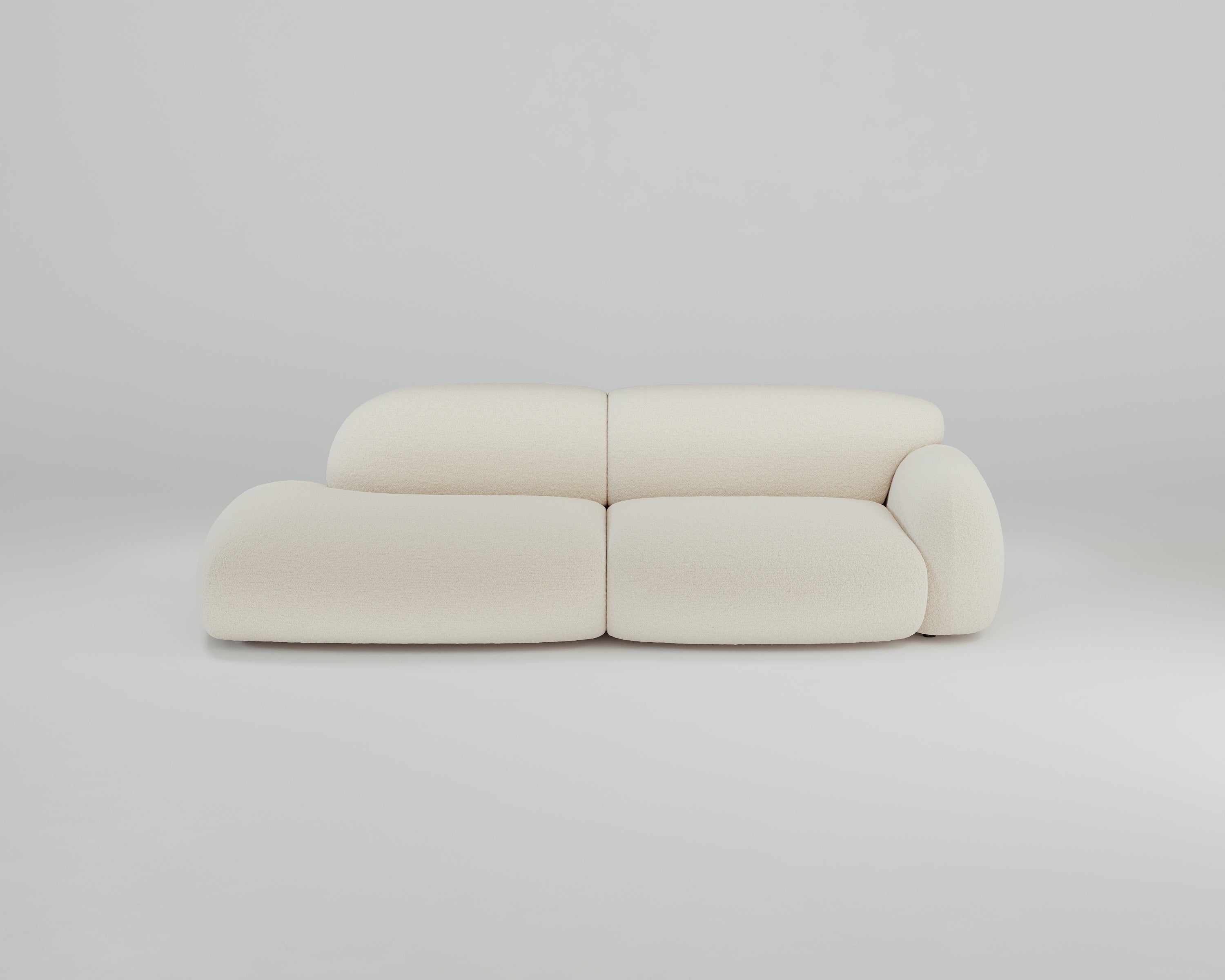 Mondino 3-Sitzer Recamiere Sofa (Links)