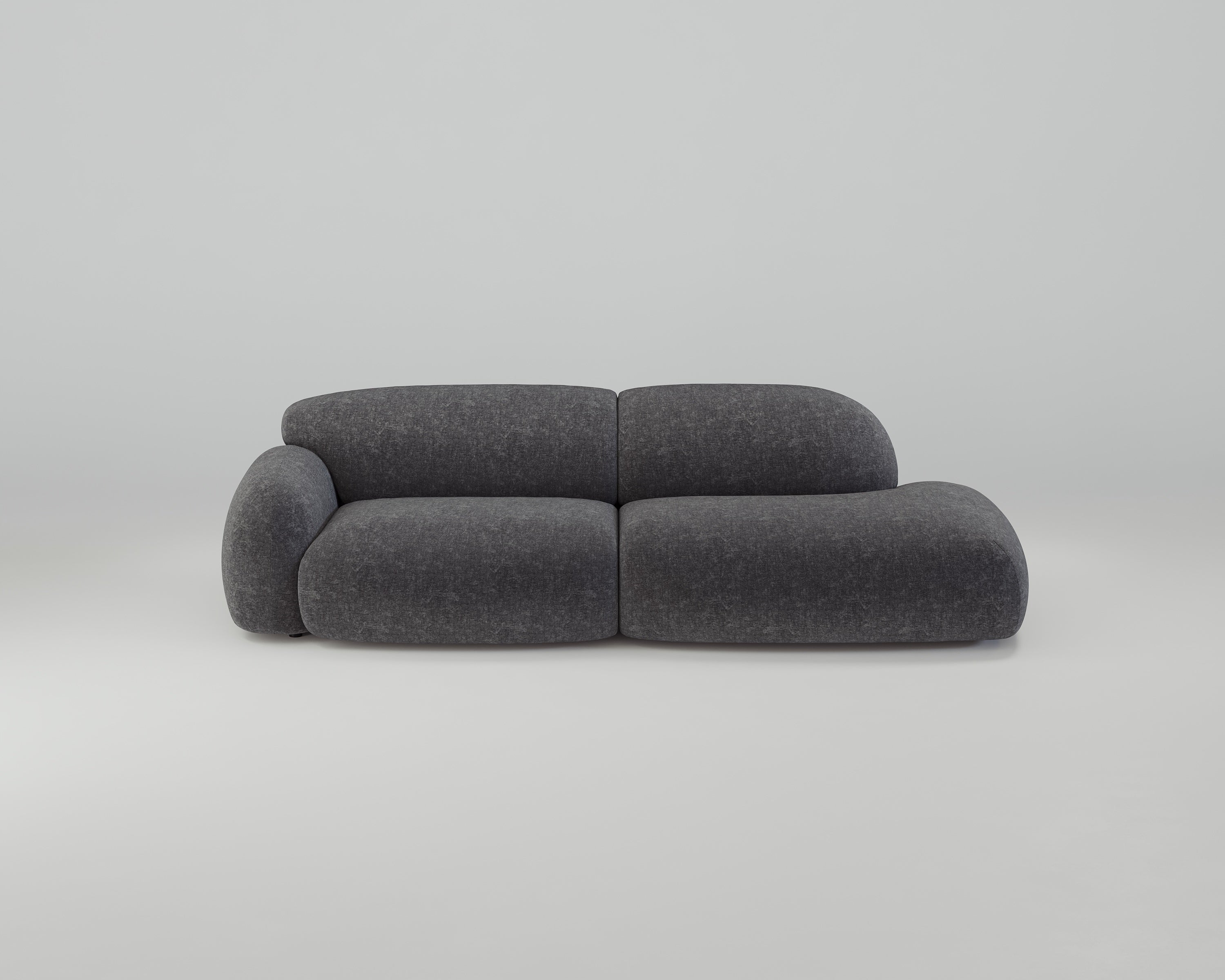 Mondino 3-Sitzer Recamiere Sofa (rechts)