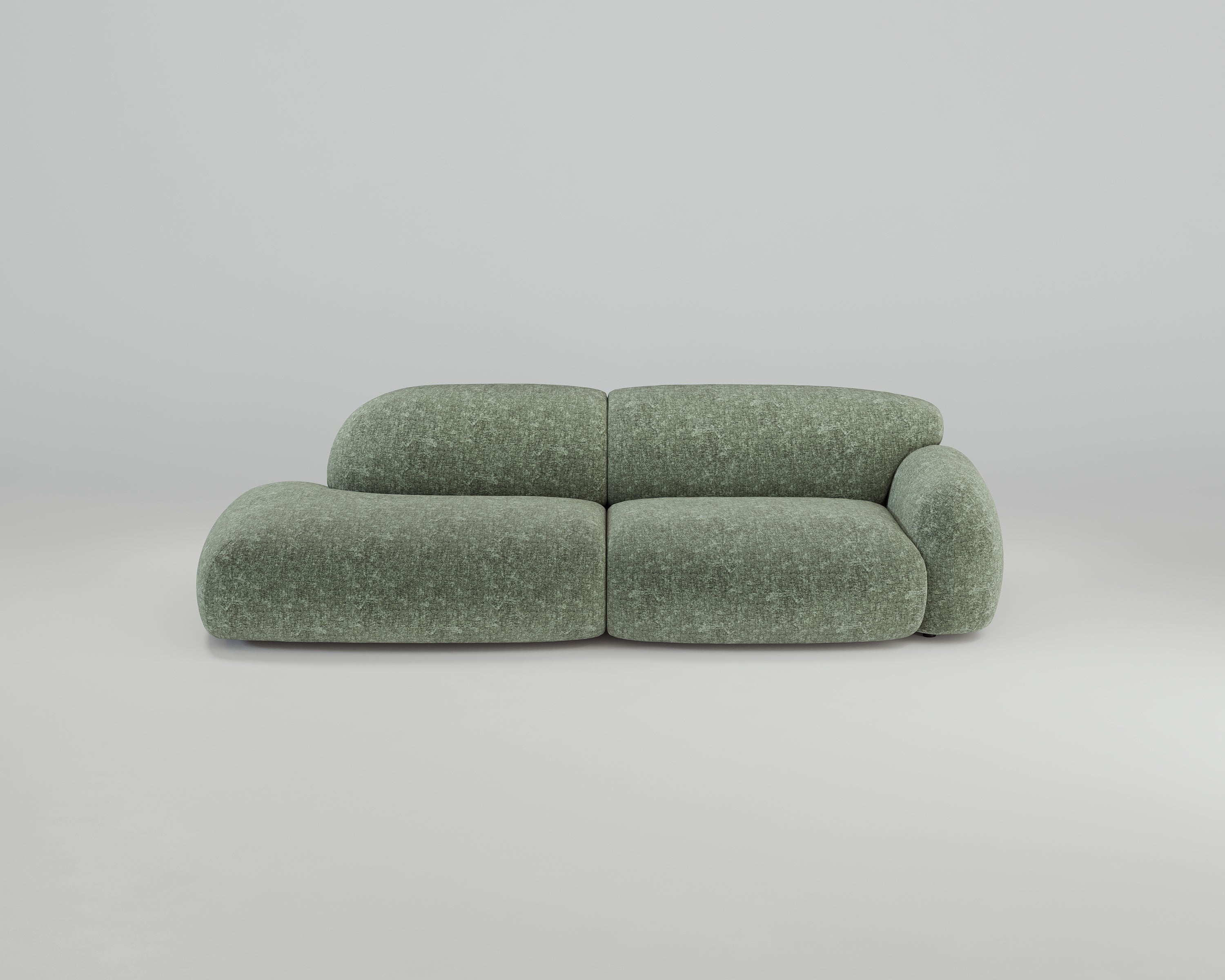 Mondino 3-Sitzer Recamiere Sofa (Links)