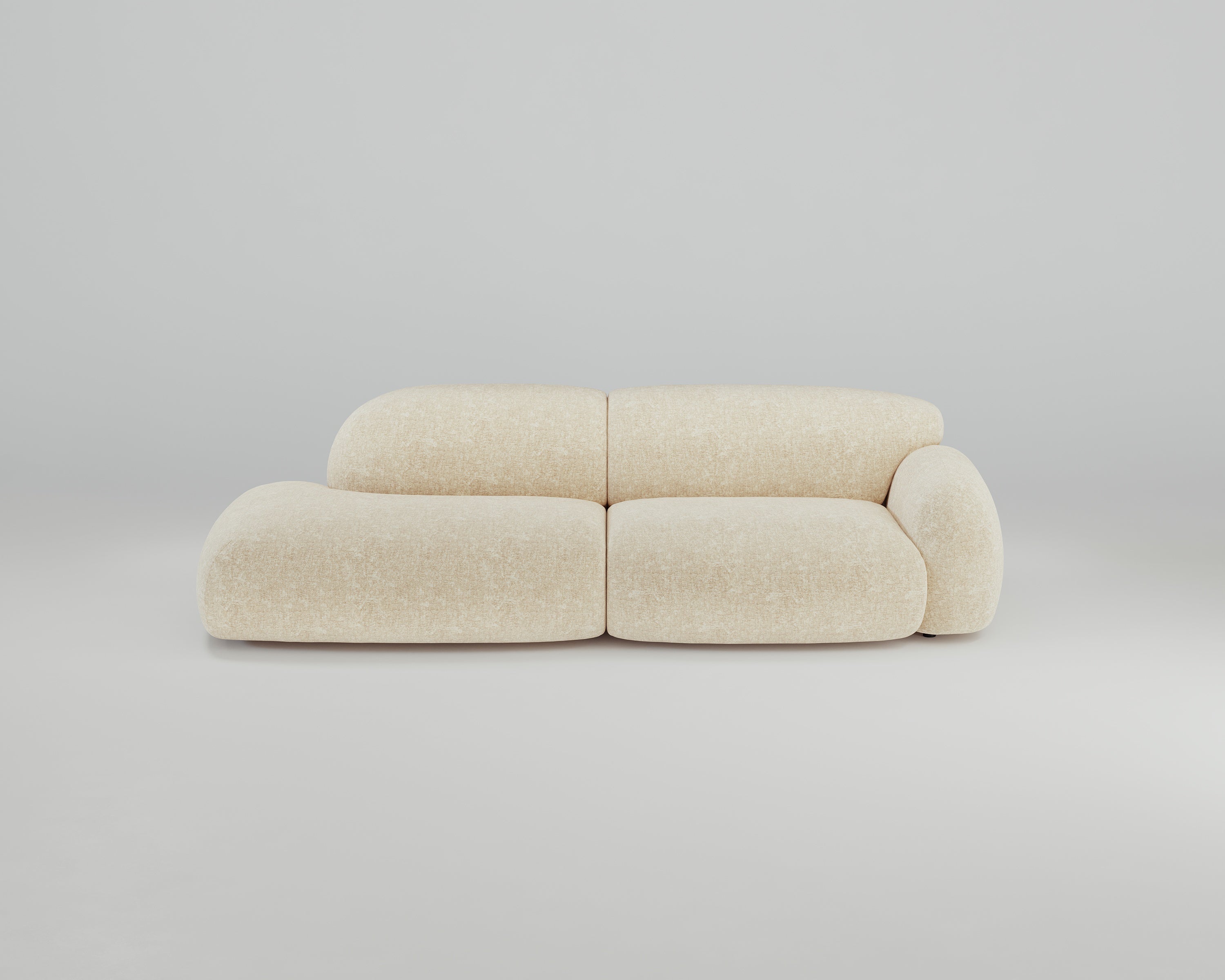 Mondino 3-Sitzer Recamiere Sofa (Links)