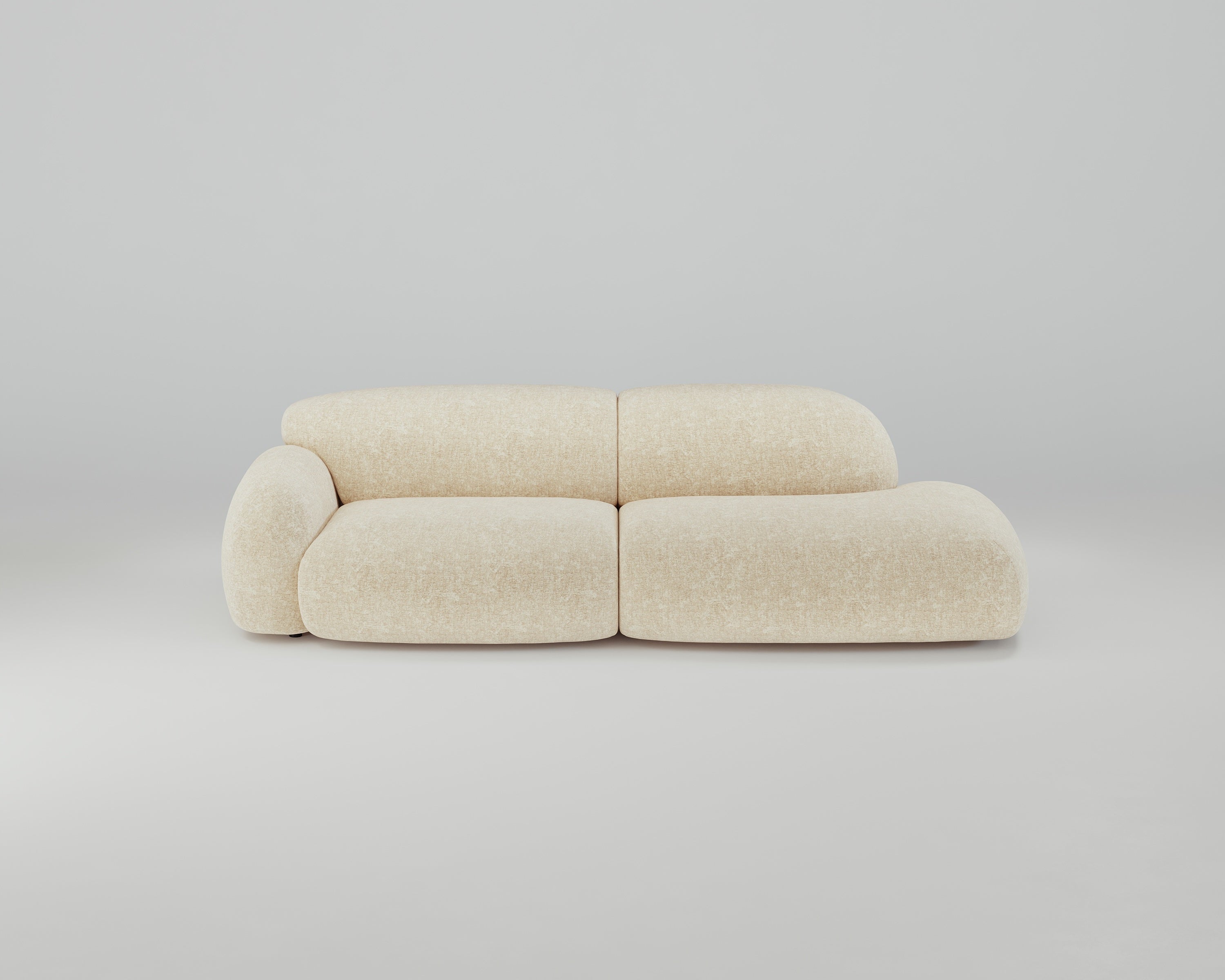 Mondino 3-Sitzer Recamiere Sofa (rechts)