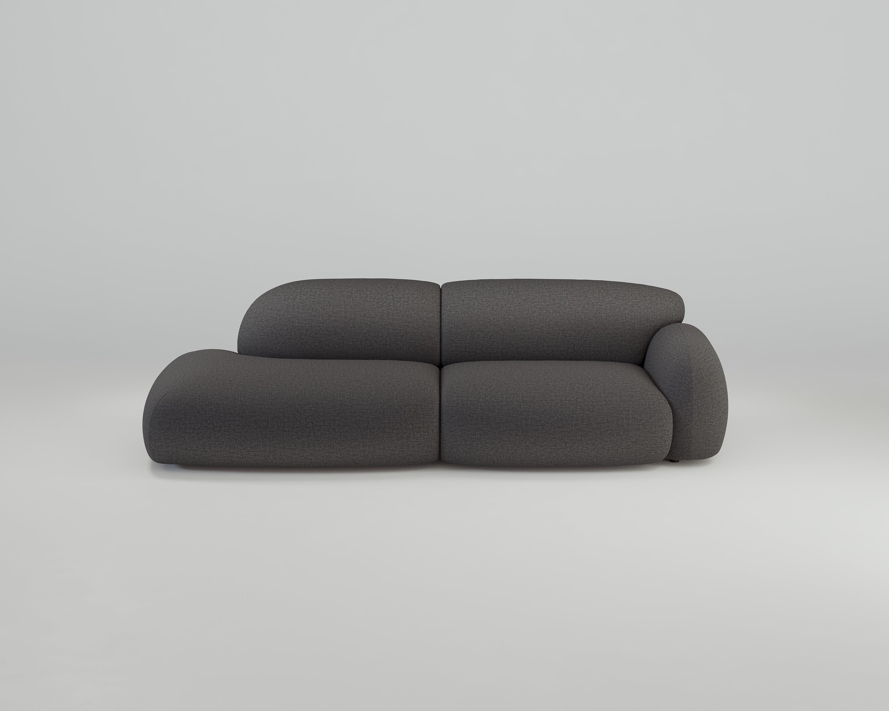 Mondino 3-Sitzer Recamiere Sofa (Links)