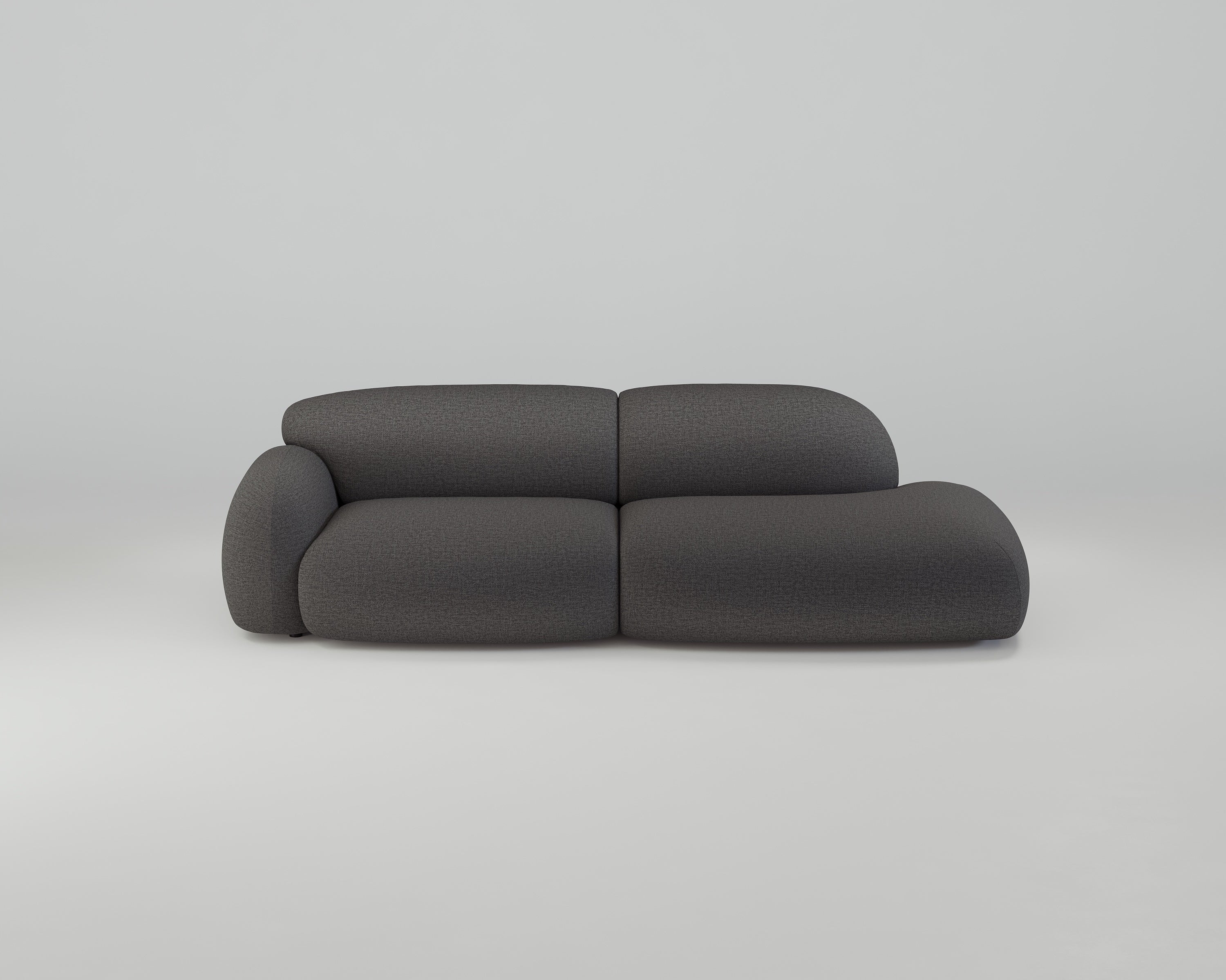 Mondino 3-Sitzer Recamiere Sofa (rechts)