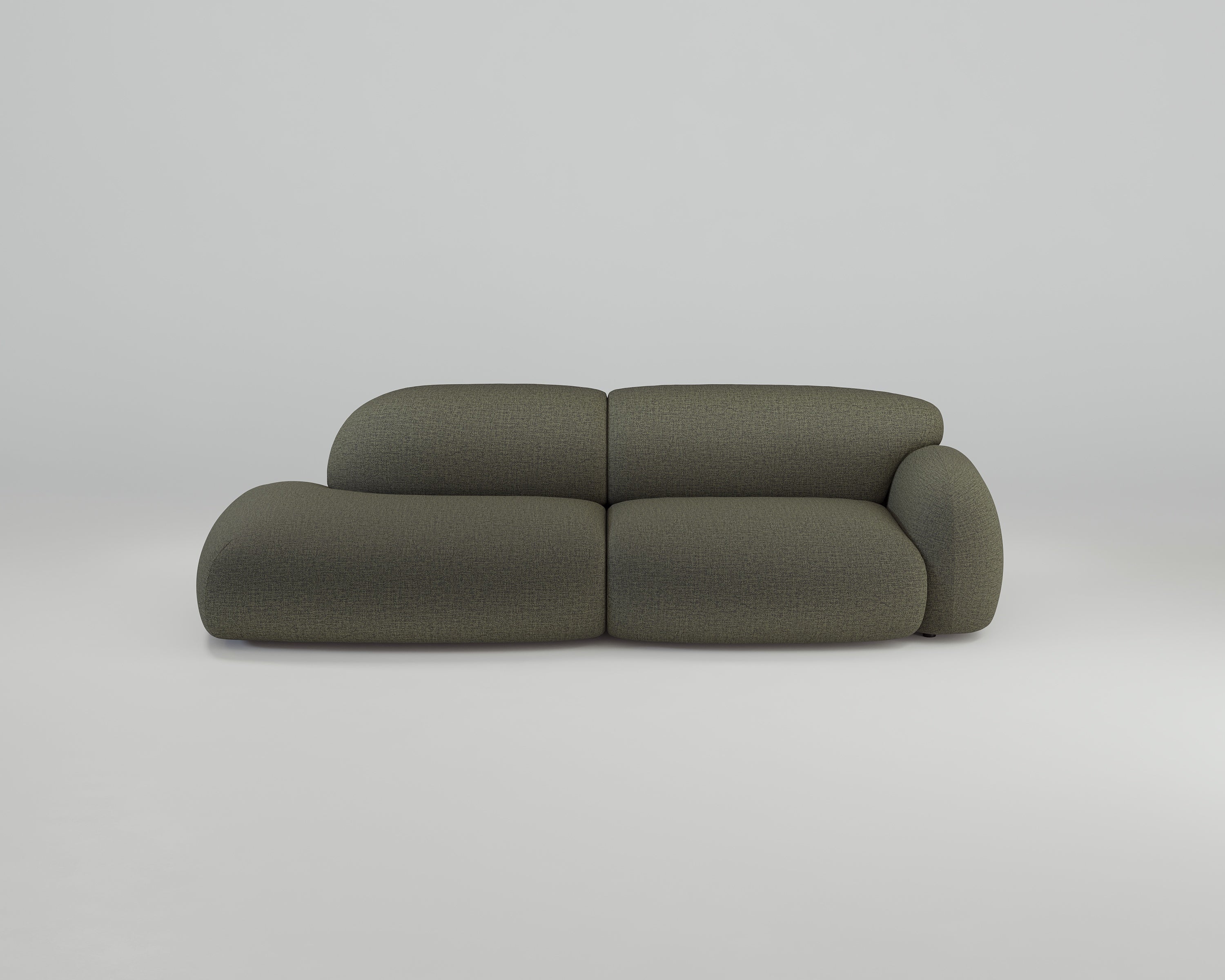 Mondino 3-Sitzer Recamiere Sofa (Links)
