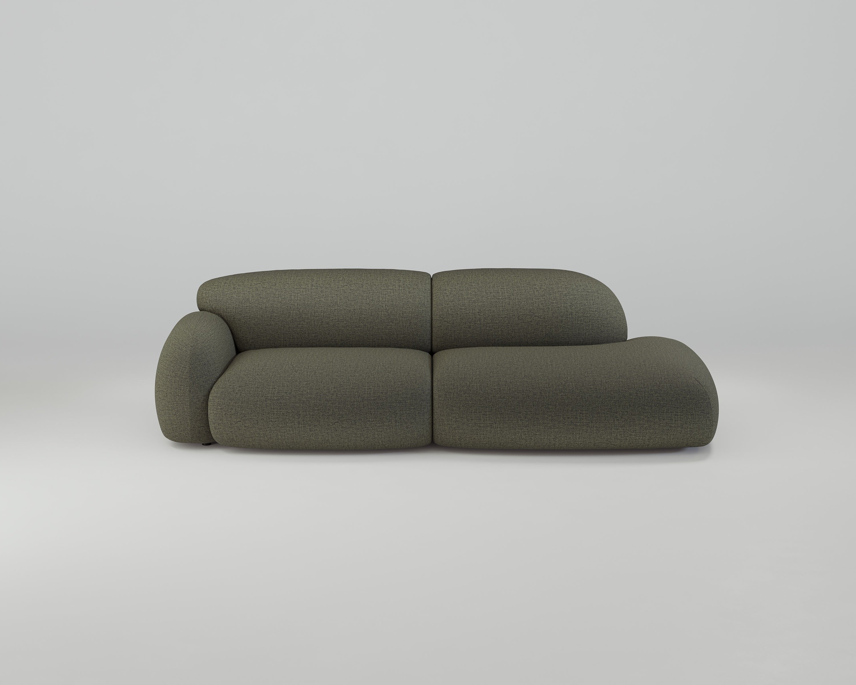 Mondino 3-Sitzer Recamiere Sofa (rechts)