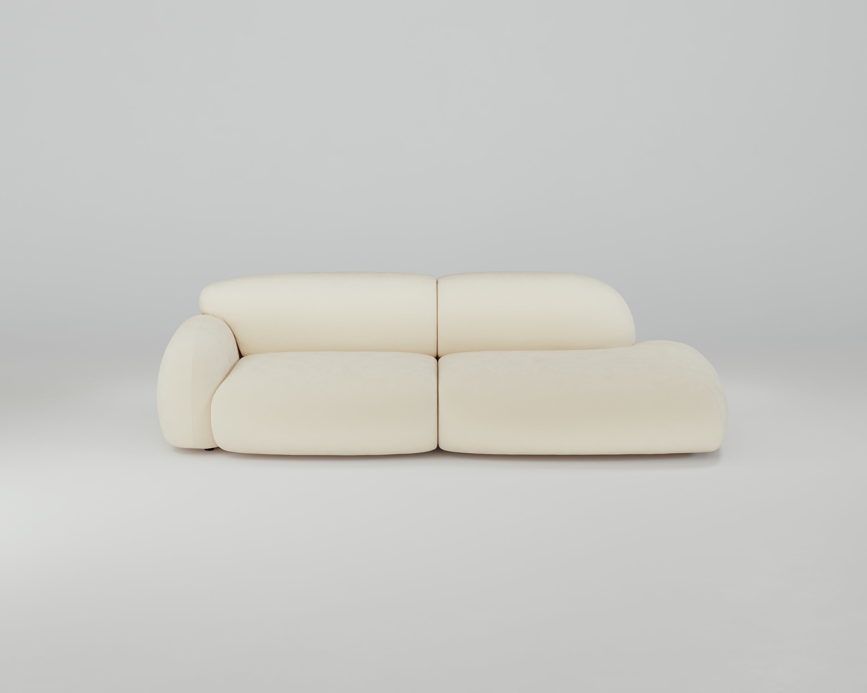 Mondino 3-Sitzer Recamiere Sofa (rechts)