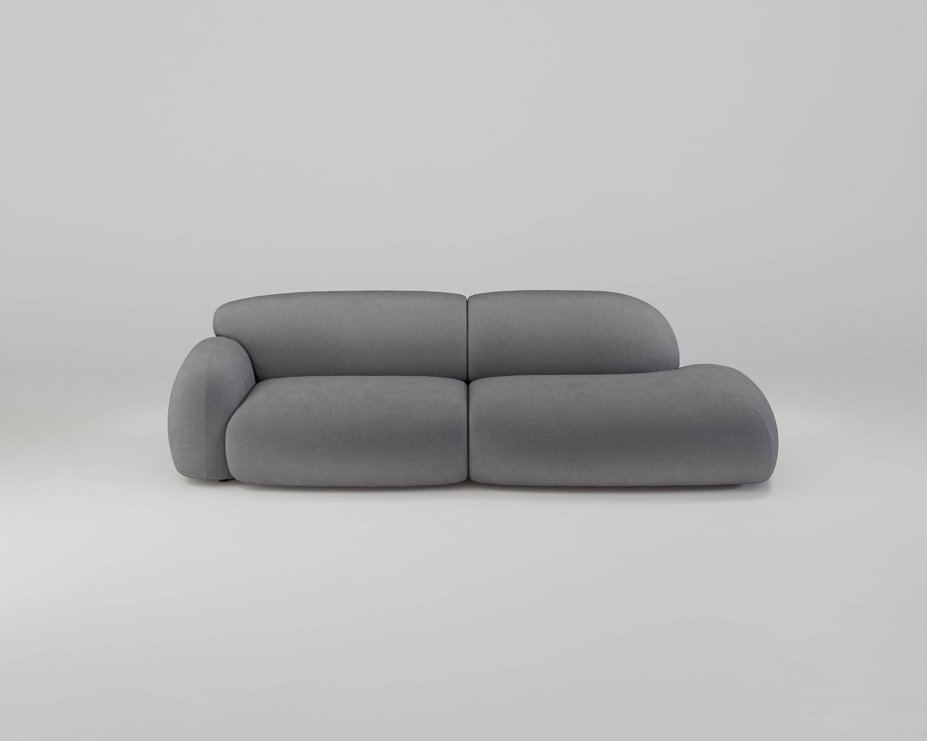 Mondino 3-Sitzer Recamiere Sofa (rechts)