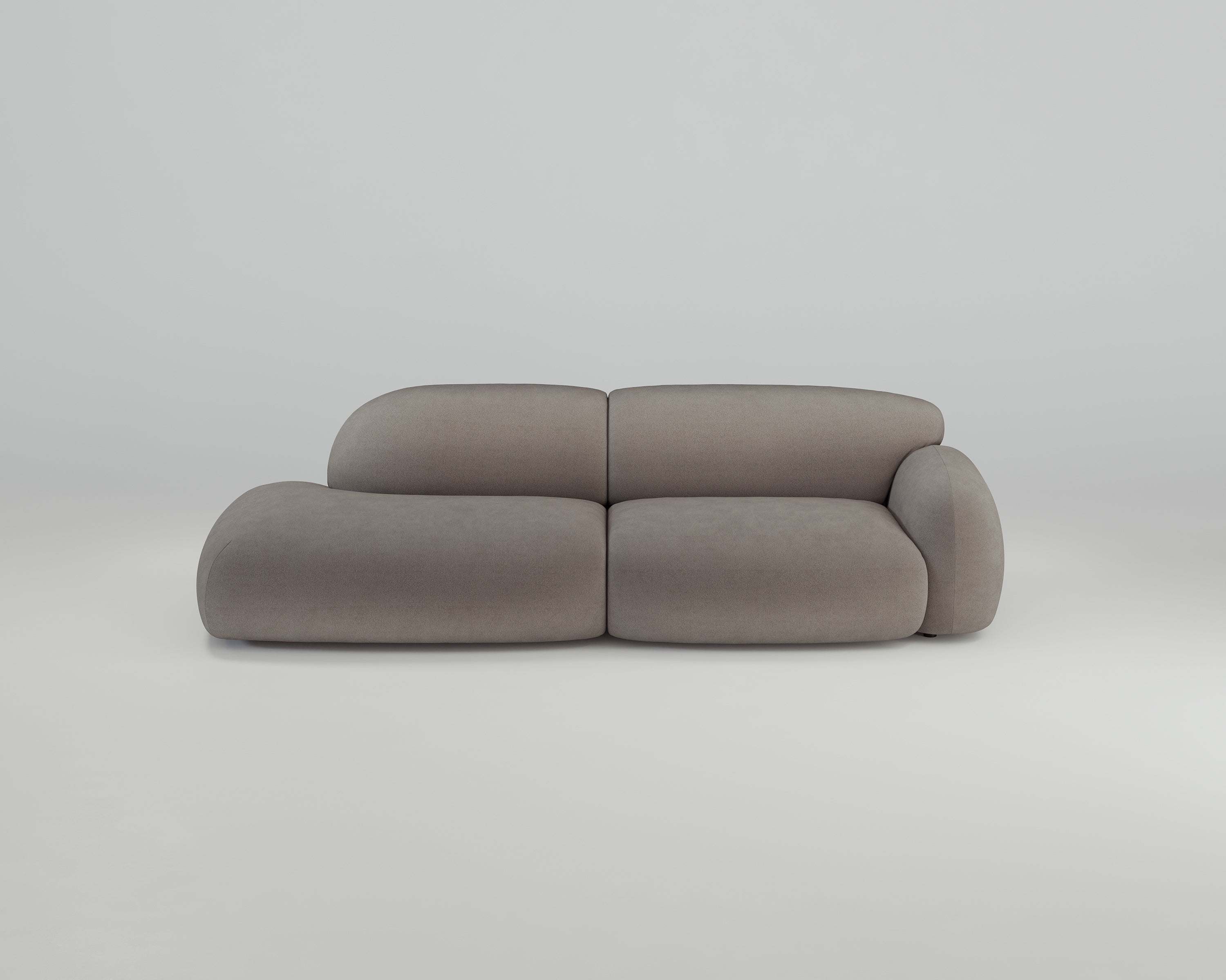 Mondino 3-Sitzer Recamiere Sofa (Links)