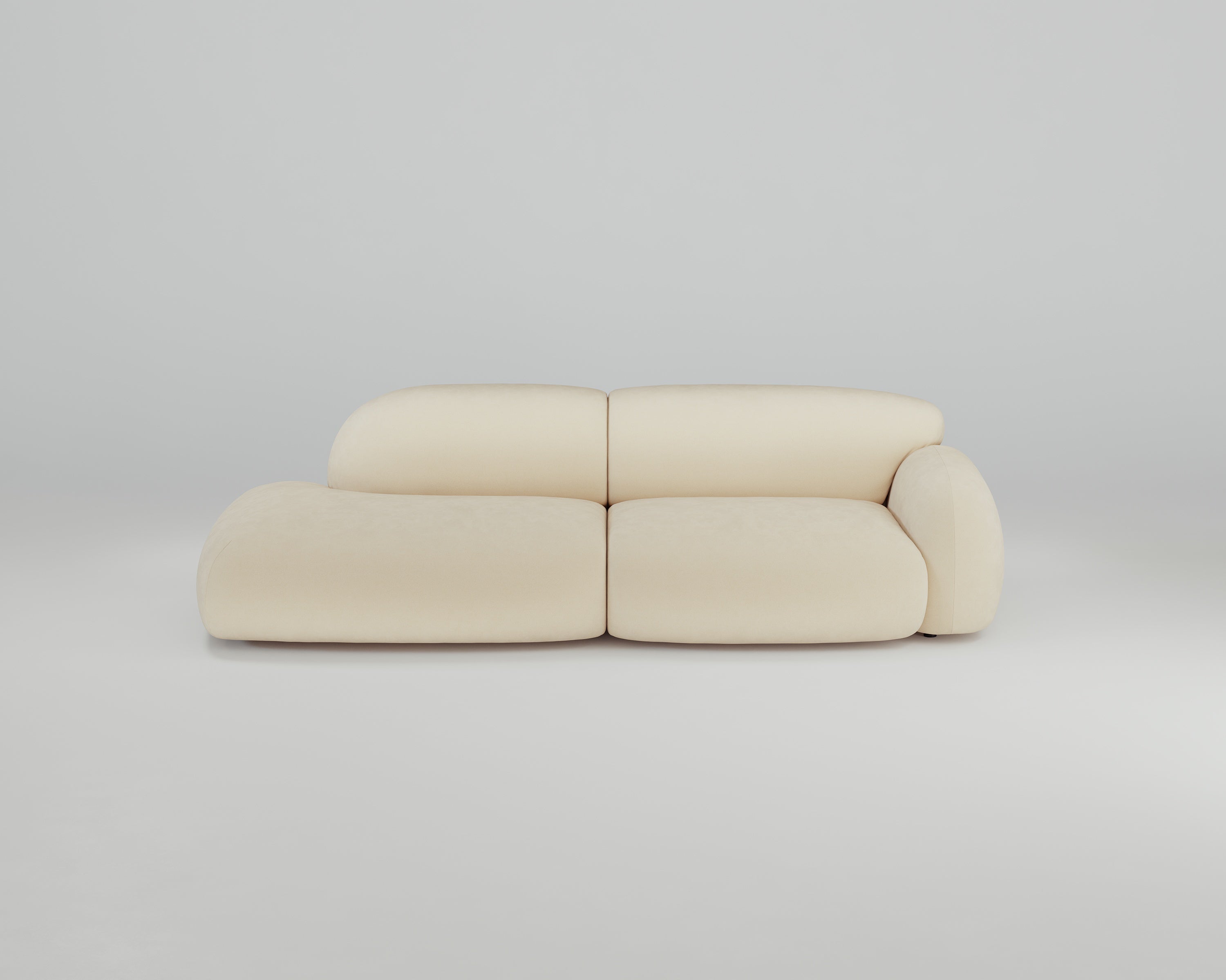 Mondino 3-Sitzer Recamiere Sofa (Links)