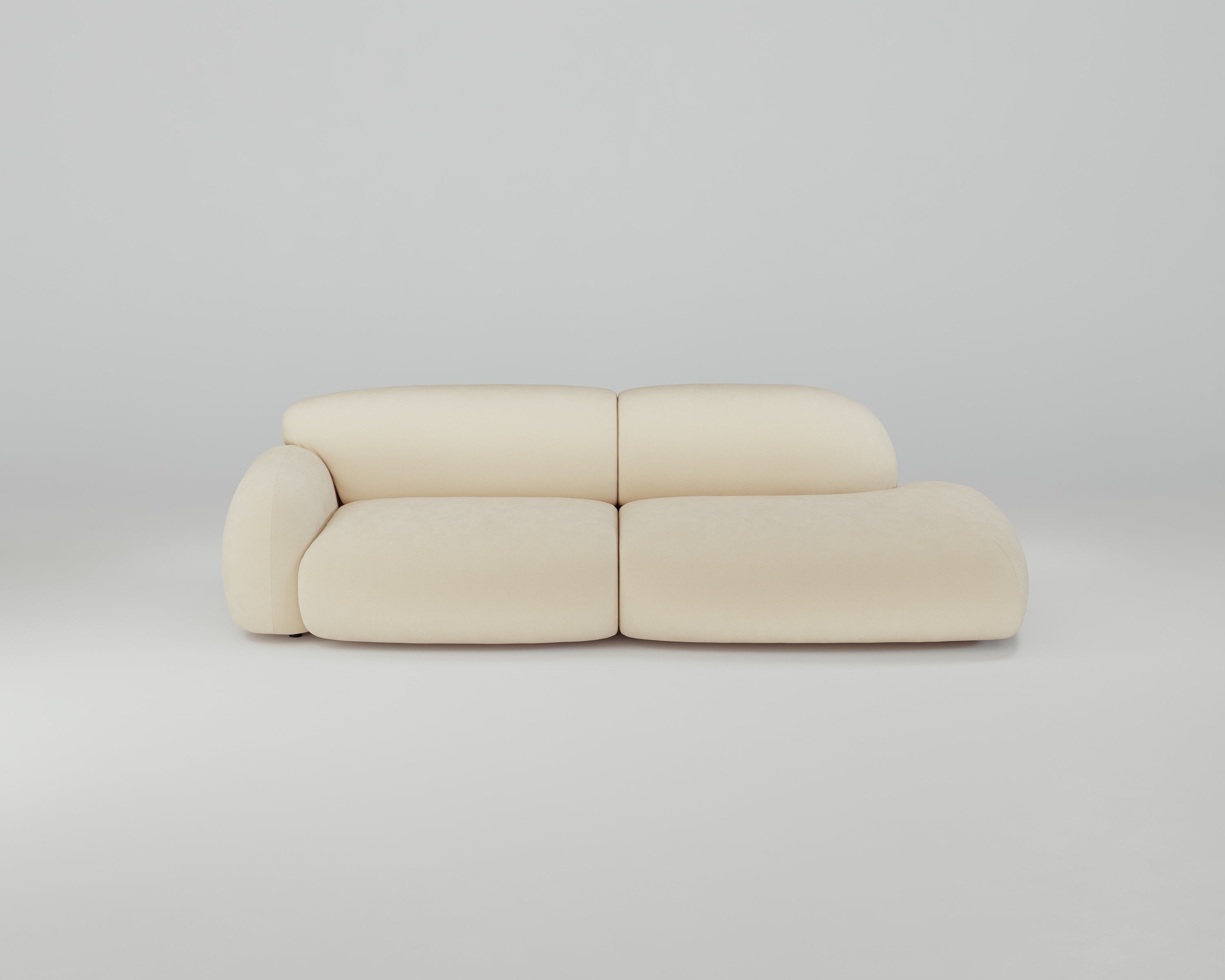 Mondino 3-Sitzer Recamiere Sofa (rechts)