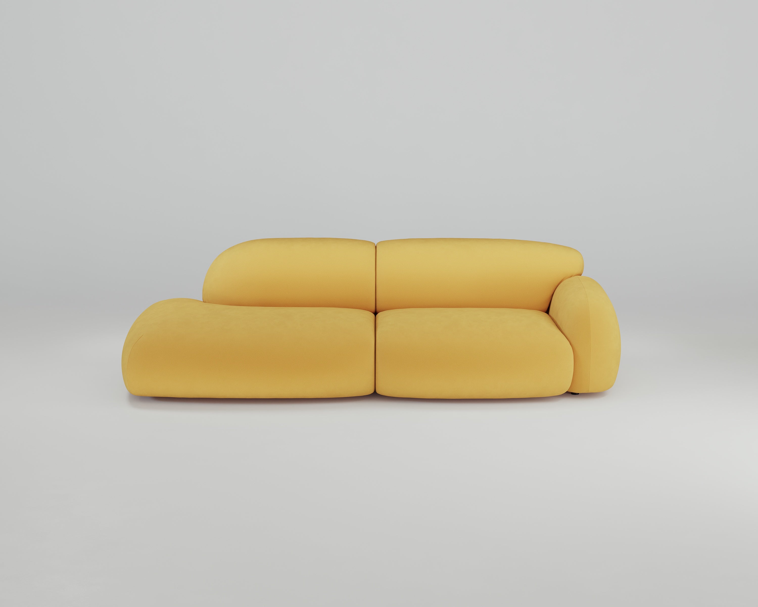 Mondino 3-Sitzer Recamiere Sofa (Links)