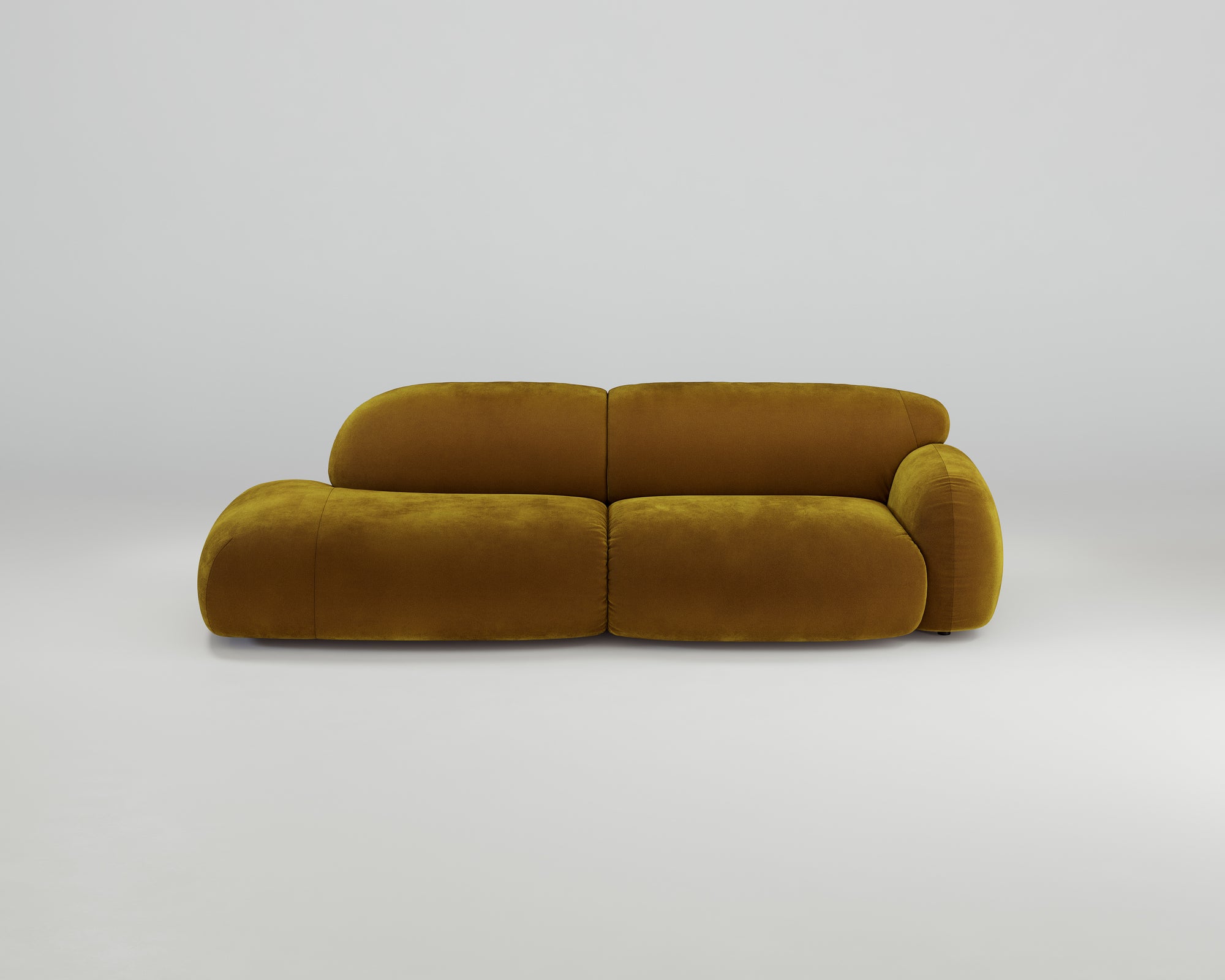 Mondino 3-Sitzer Recamiere Sofa (Links)