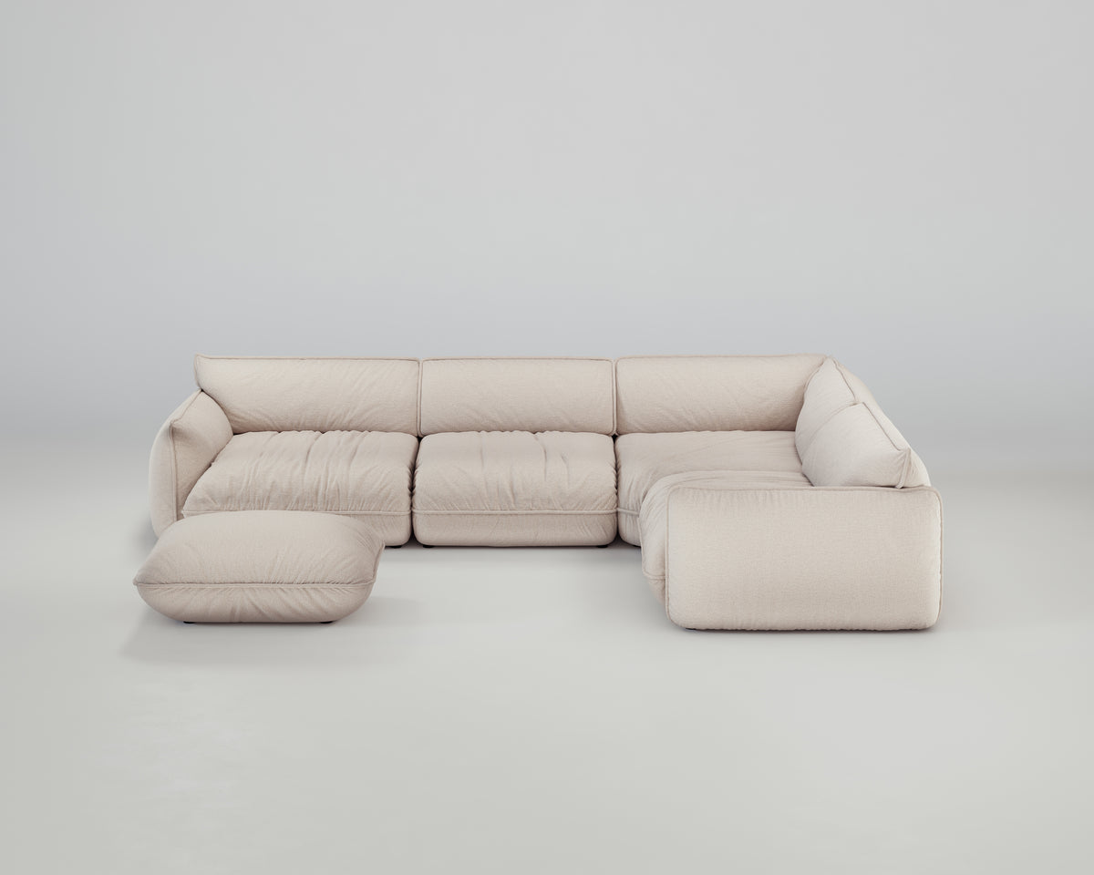 Morandi U-Form Sofa /Wohnlandschaft (rechts)