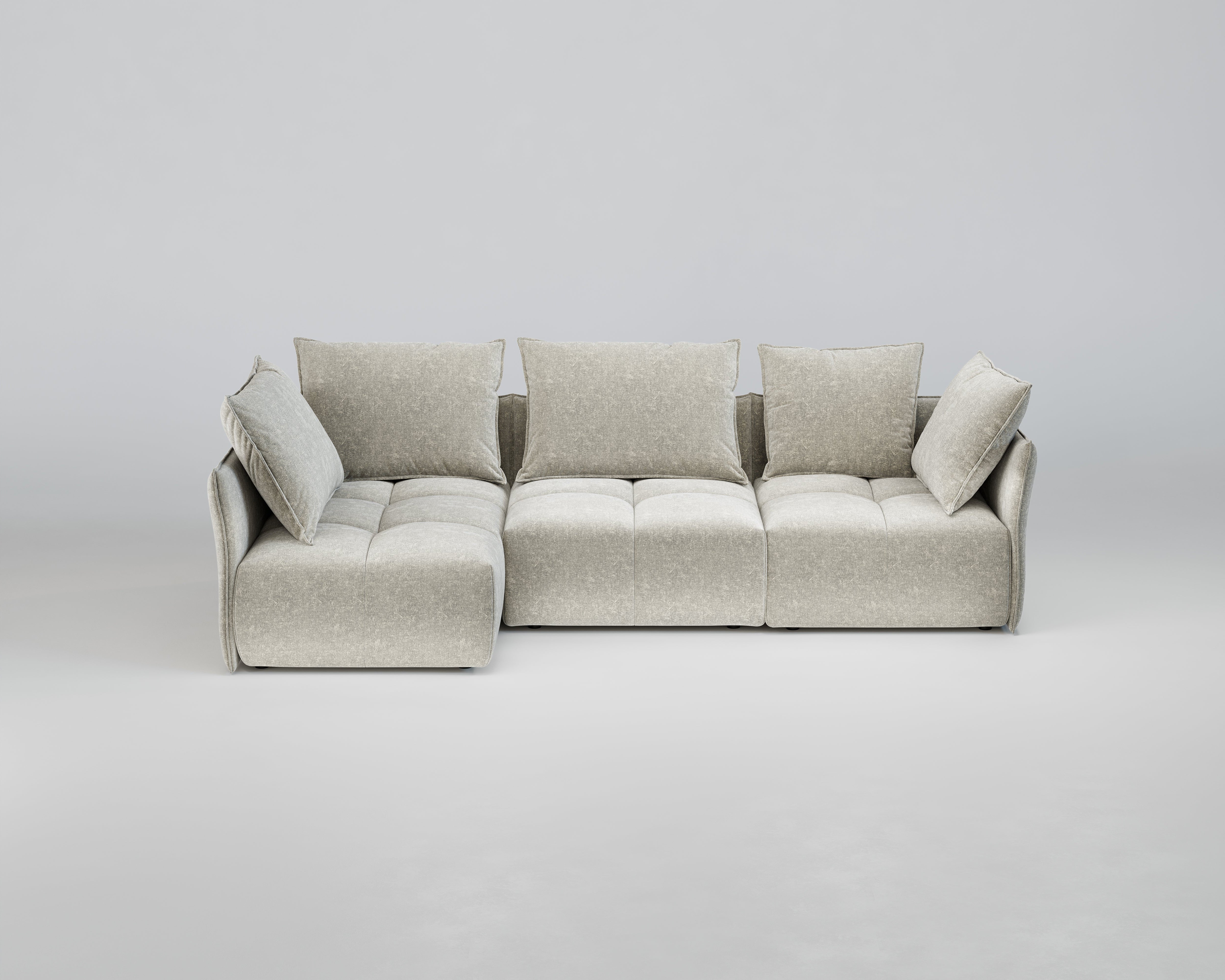 Severini 3-Sitzer Ecksofa (links)