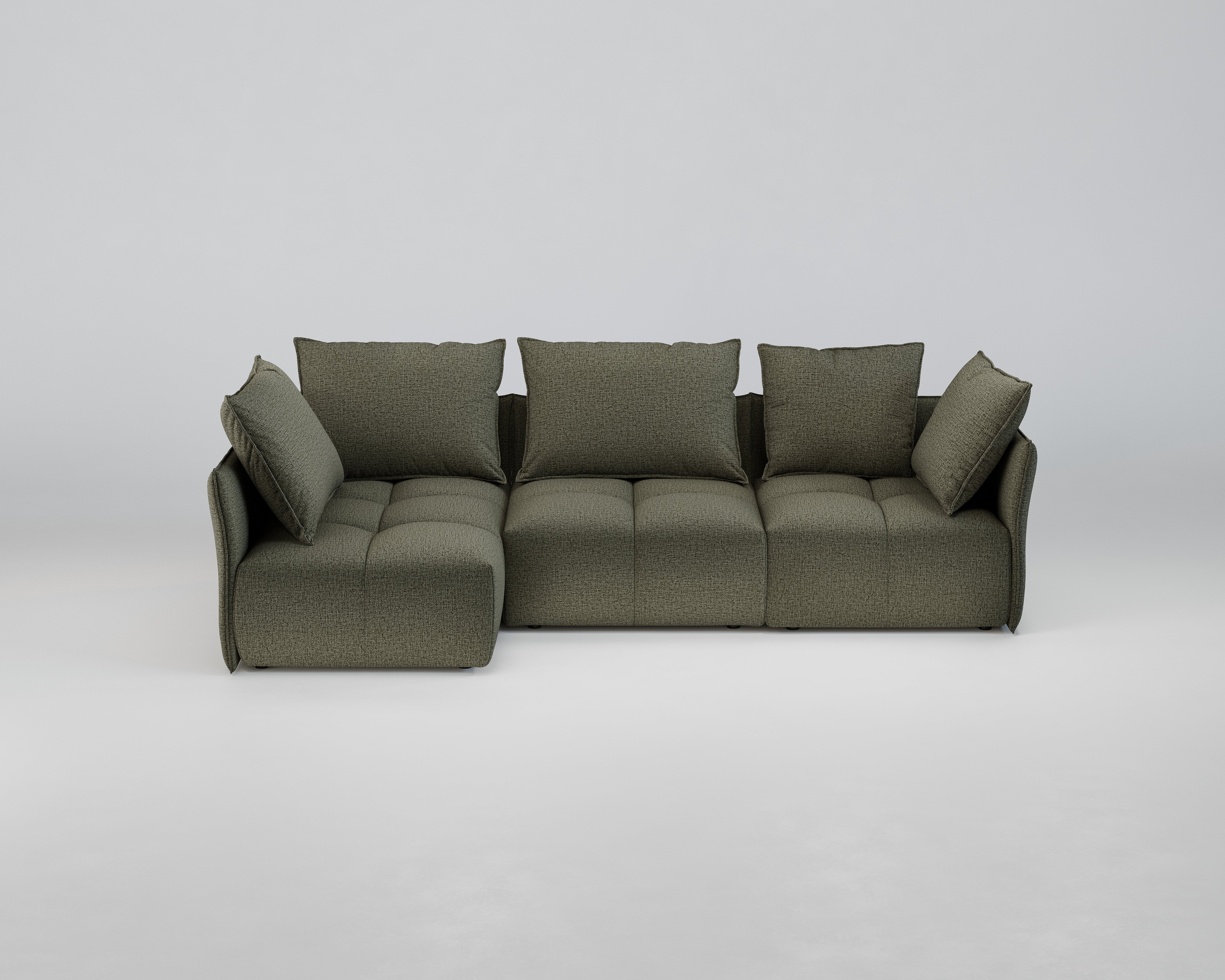 Severini 3-Sitzer Ecksofa (links)